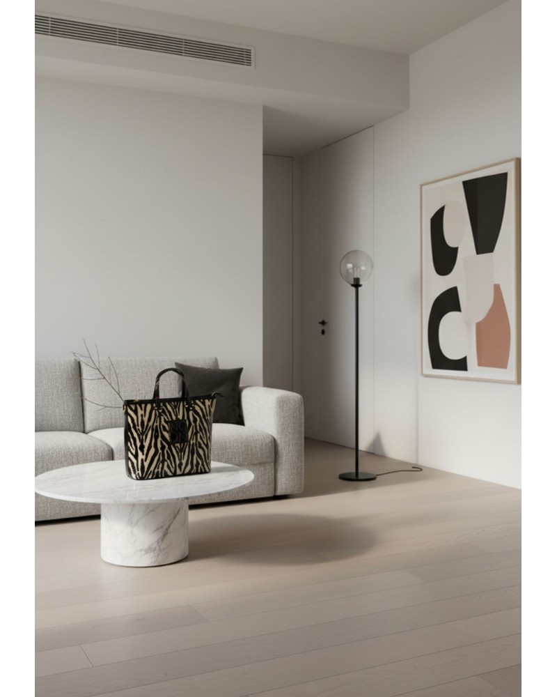 Bolso cebra piel vegana Noco