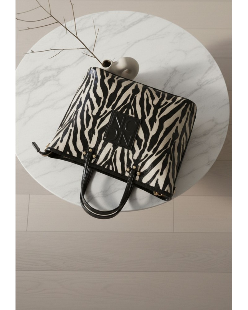 Bolso cebra piel vegana Noco