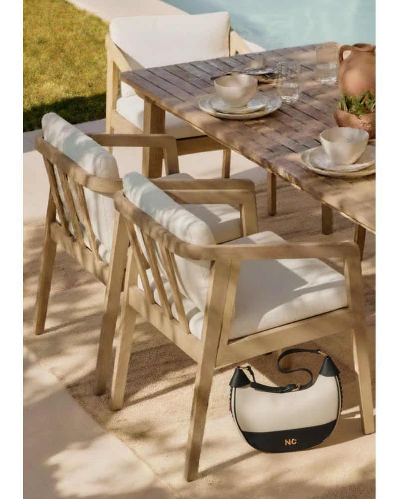 Bolso hobo combinado piel vegana Noco