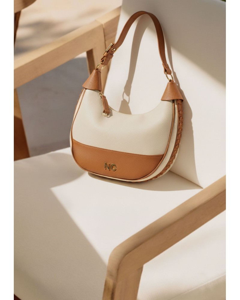 Bolso hobo combinado piel vegana Noco