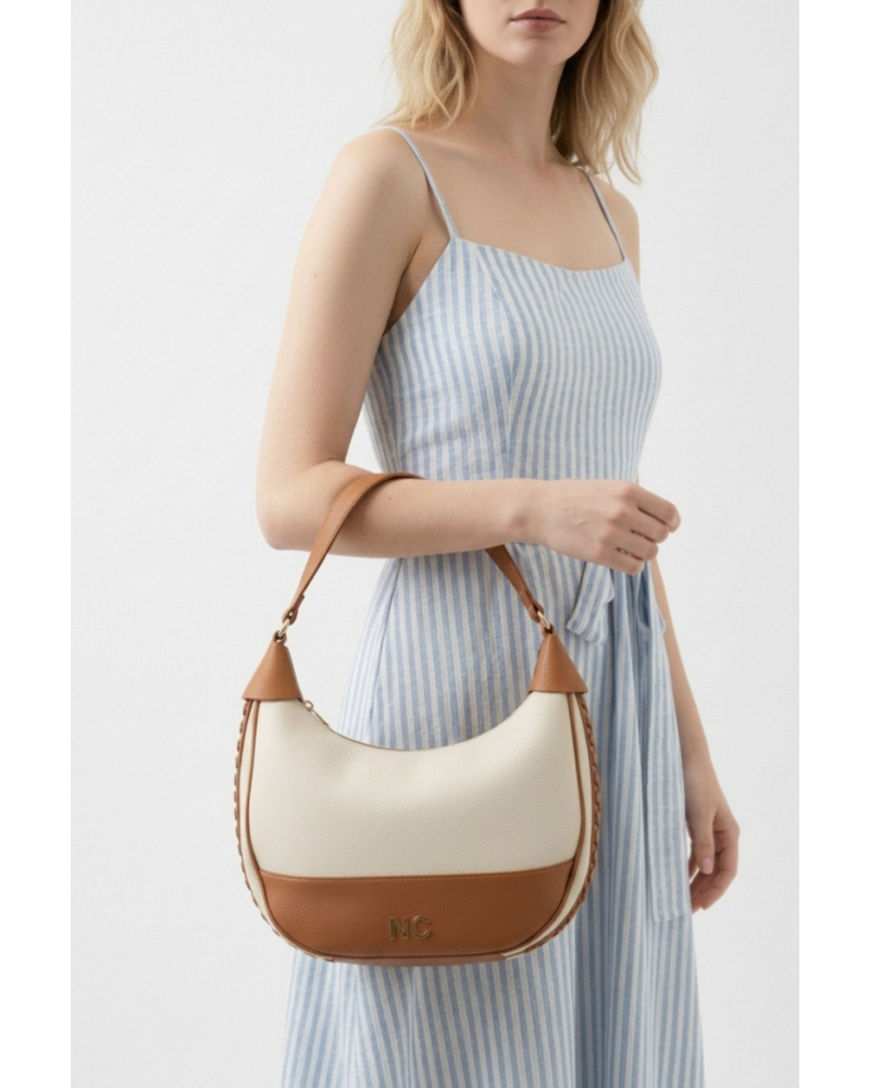 Bolso hobo combinado piel vegana Noco