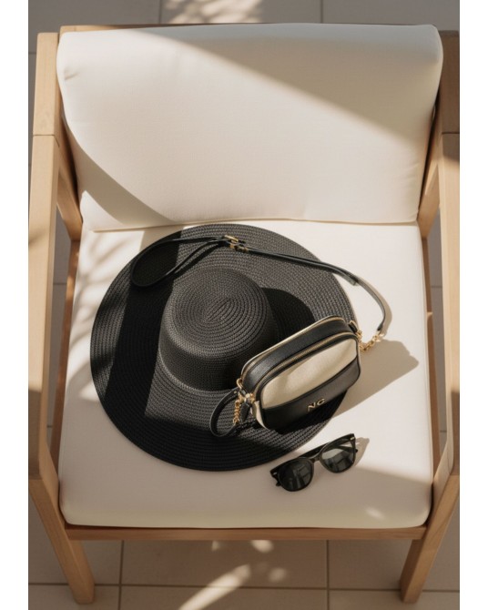 Bolso bandolera combinado piel vegana Noco