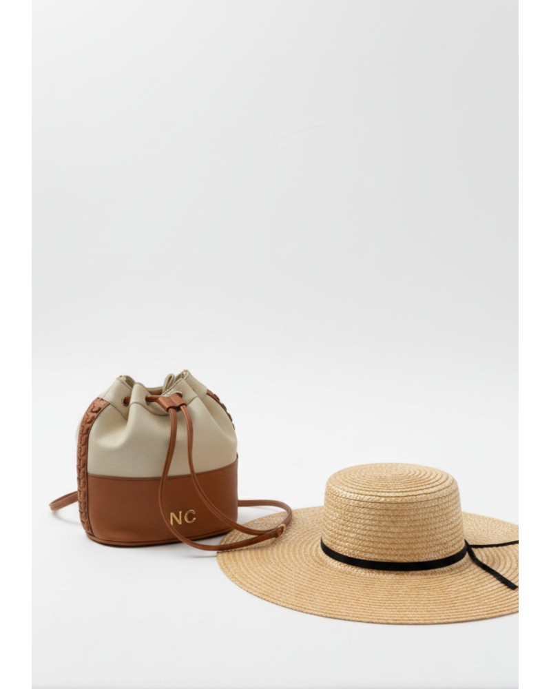 Bombonera combinado piel vegana Noco