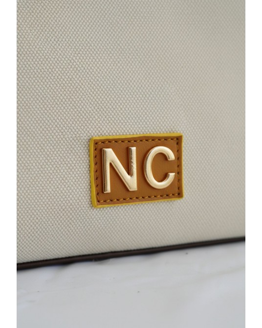 Bolso bandolera lona natural Noco