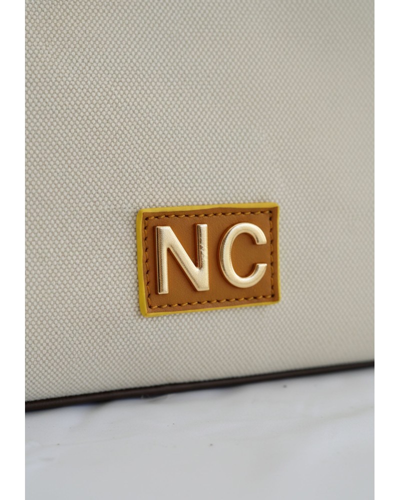 Bolso bandolera lona natural Noco
