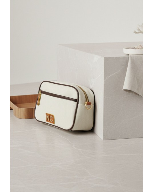 Bolso bandolera lona natural Noco