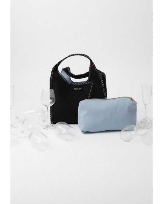 Bolso tote antelina marino Noco