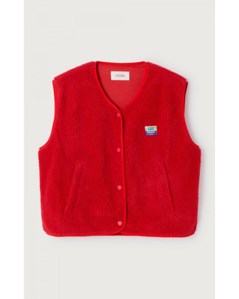 Chaleco Hoktown borreguiño American Vintage