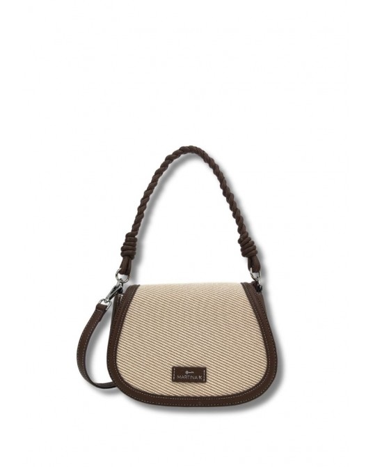 Bolso canvas ribeteado Martina K
