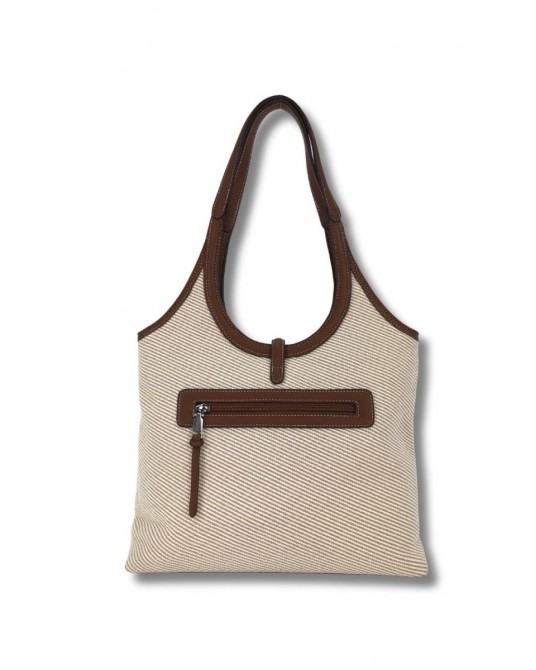 Bolso canvas ribeteado Martina K