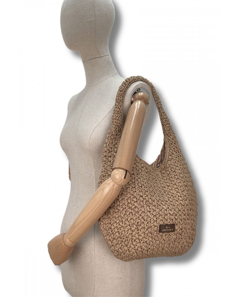 Bolso hobo rafia Martina K