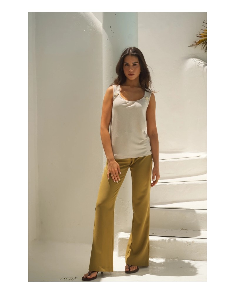 Camiseta de punto sin mangas Guimanos