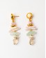 Pendientes gemas y perlas Velatti