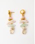 Pendientes gemas y perlas Velatti