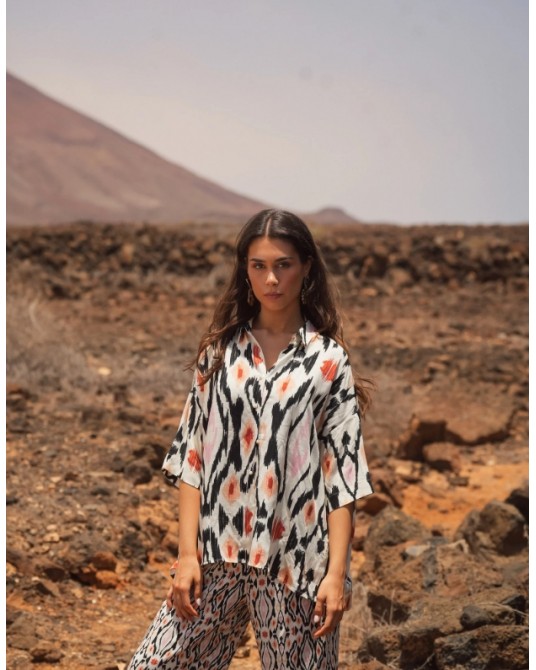 Camisa estampado etnico Guimanos