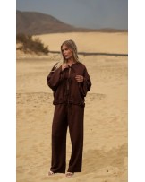 Blusa abierta con lazos Guimanos