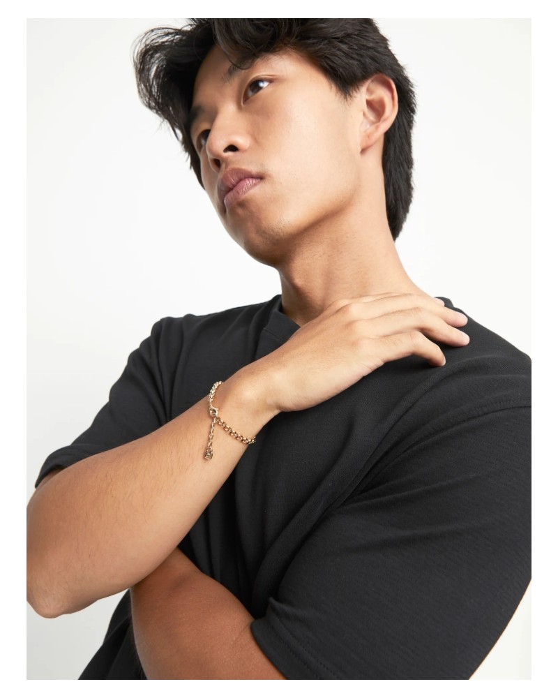 Pulsera cadena baño oro de UNOde50