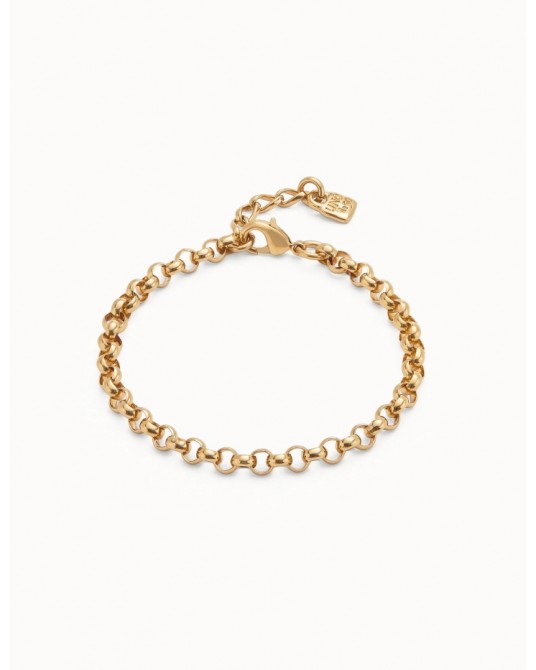 Pulsera cadena baño oro de UNOde50