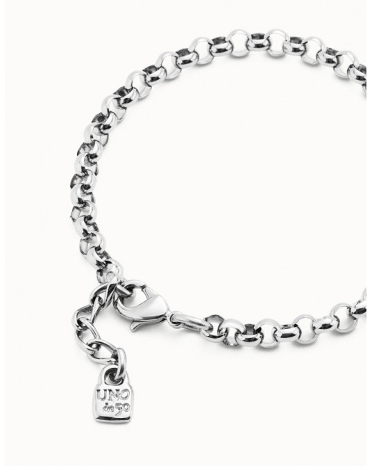 Pulsera cadena baño platade UNOde50