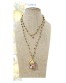 Collar largo hilo con casita ceràmica Ssolo