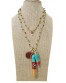 Collar largo hilo con charms Ssolo