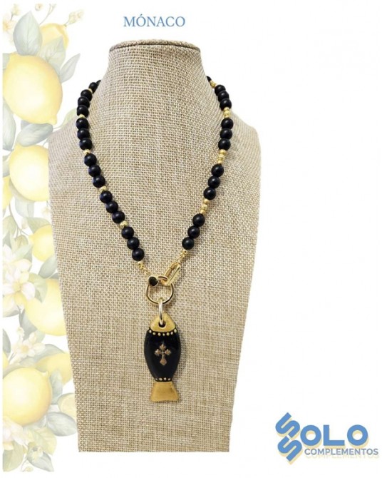 Collar corto con pez Ssolo