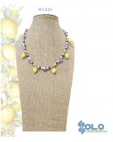 Collar corto con ceràmica limones Ssolo