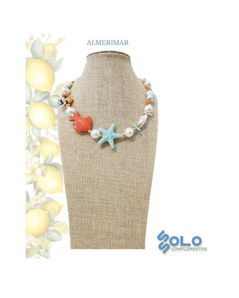 Collar corto estrella y pez Ssolo