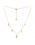 Collar corto acero charms verano Anartxy