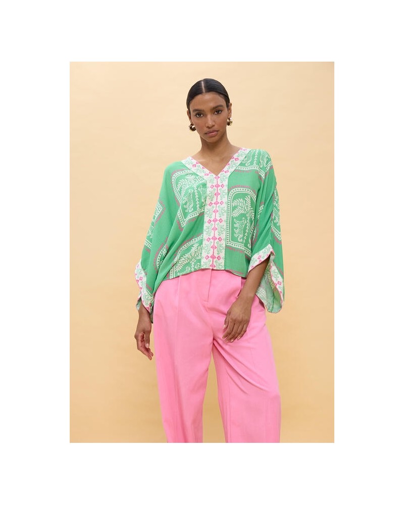 Camisa oversize estampado tipo thai Lola Casademunt