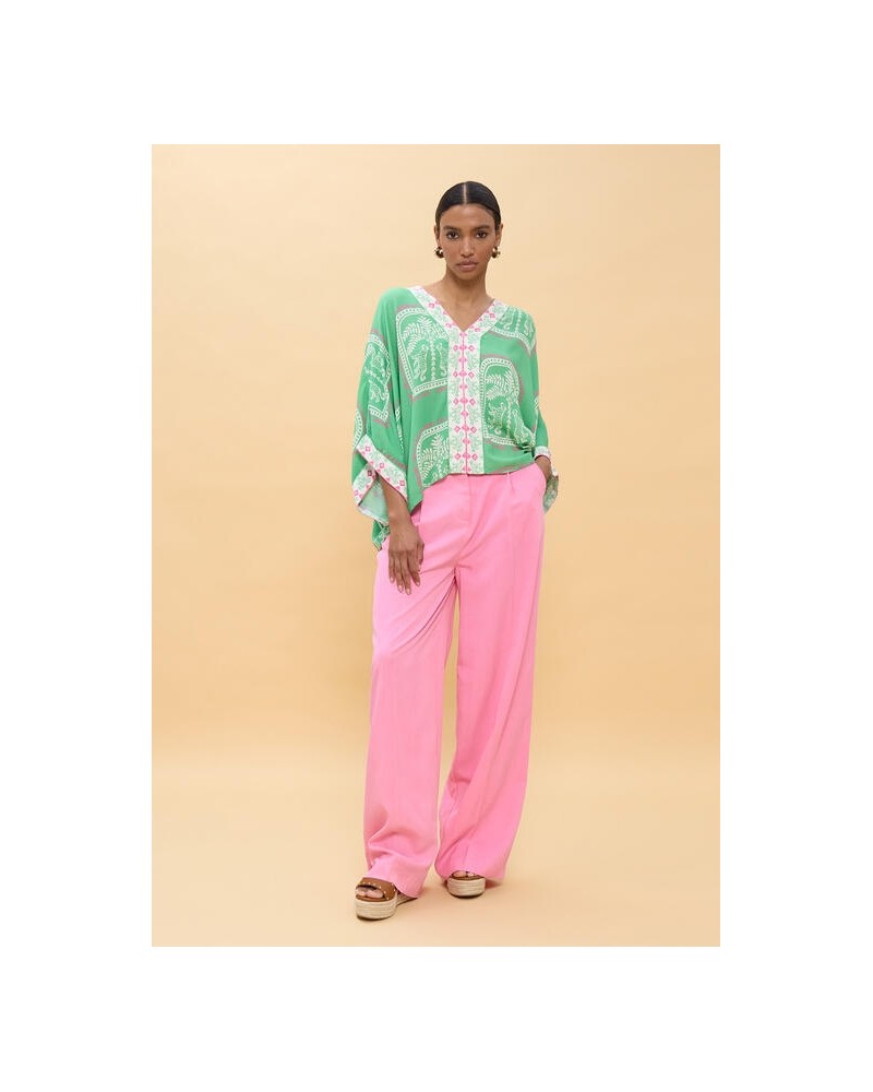 Camisa oversize estampado tipo thai Lola Casademunt