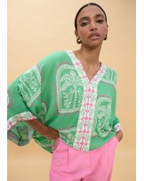 Camisa oversize estampado tipo thai Lola Casademunt