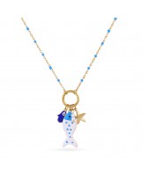 Collar corto pez esmaltado Anartxy