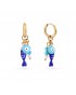 Pendientes pez esmaltado Anartxy