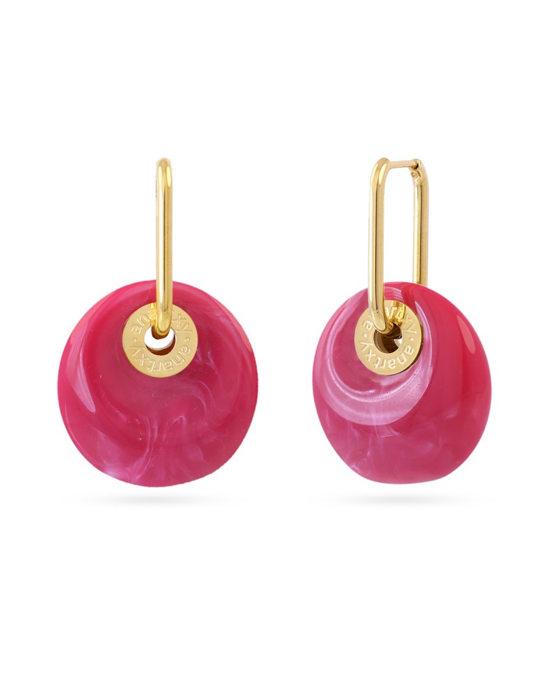 Pendientes aro resina Anartxy