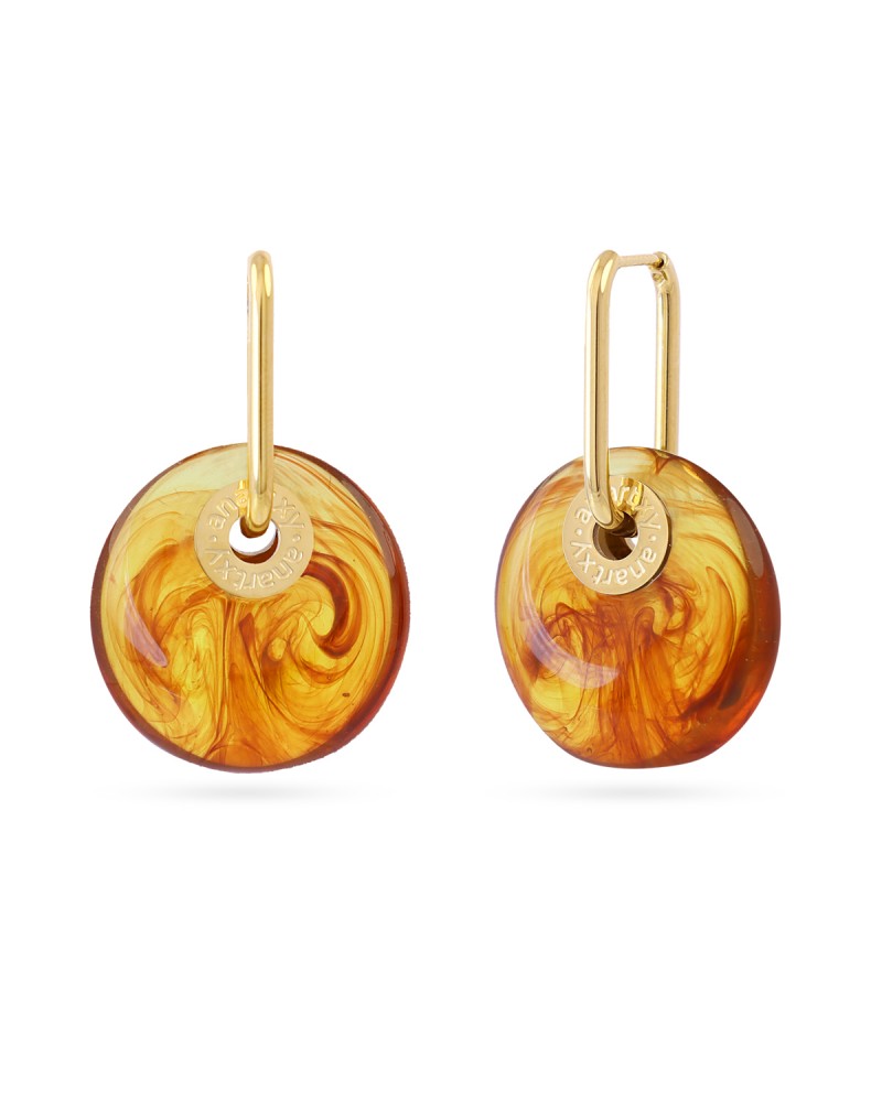 Pendientes aro resina Anartxy