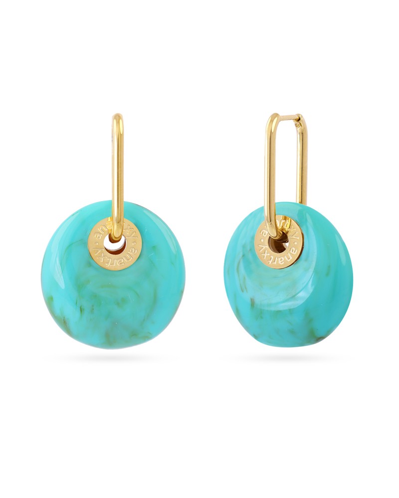 Pendientes aro resina Anartxy