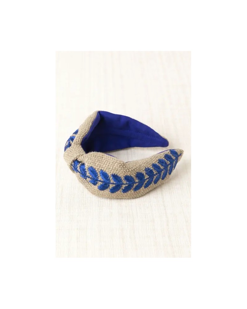 Diadema Bordada Hojas Latido