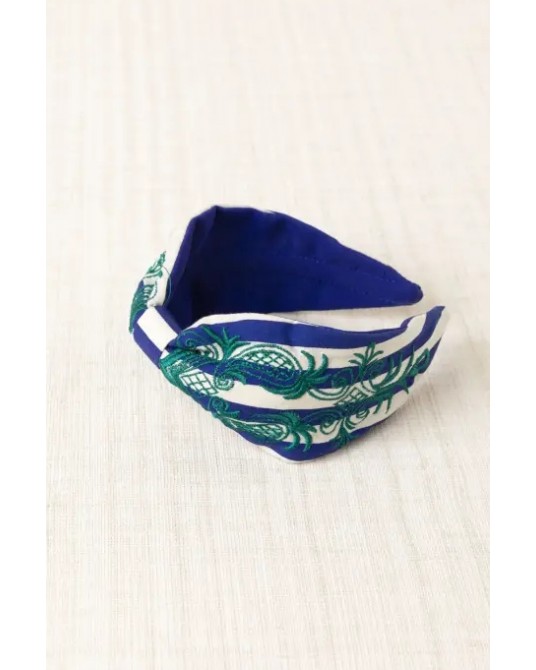 Diadema Bordada Rayas Latido