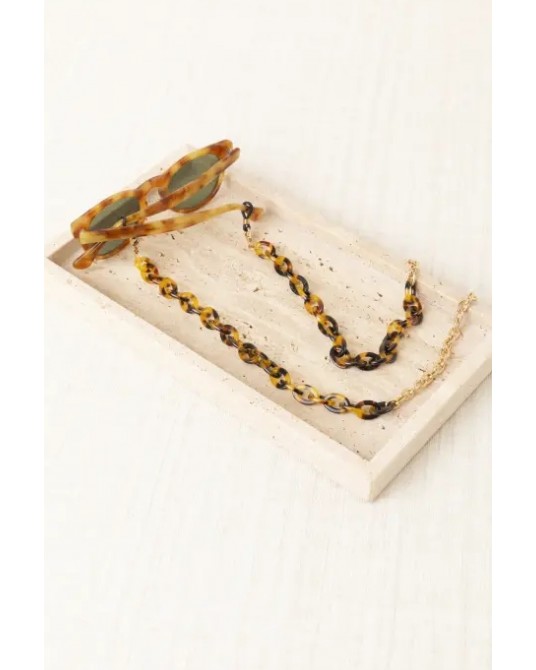 Cadena Gafas Carey Latido