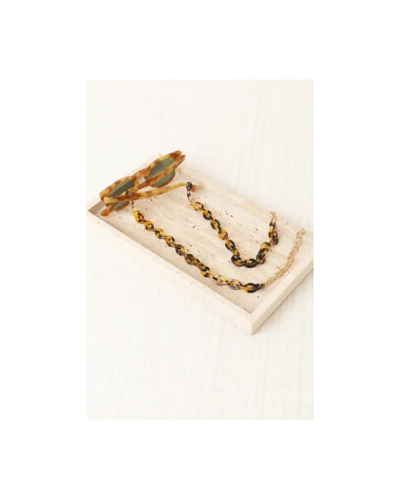 Cadena Gafas Carey Latido