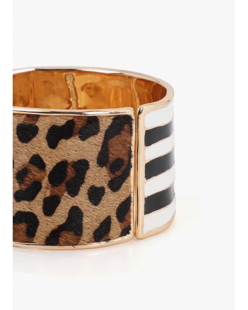 Pulsera animal print y rayas Lola Casademunt