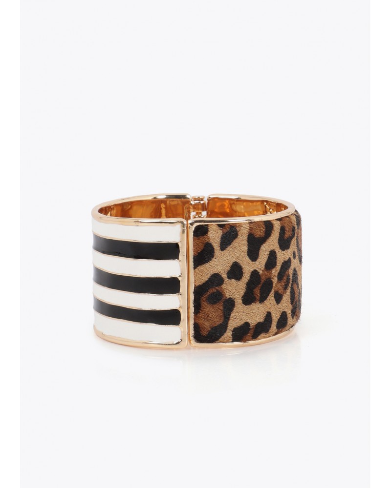 Pulsera animal print y rayas Lola Casademunt