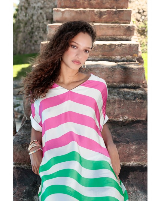 Vestido largo de rayas Lola Casademunt