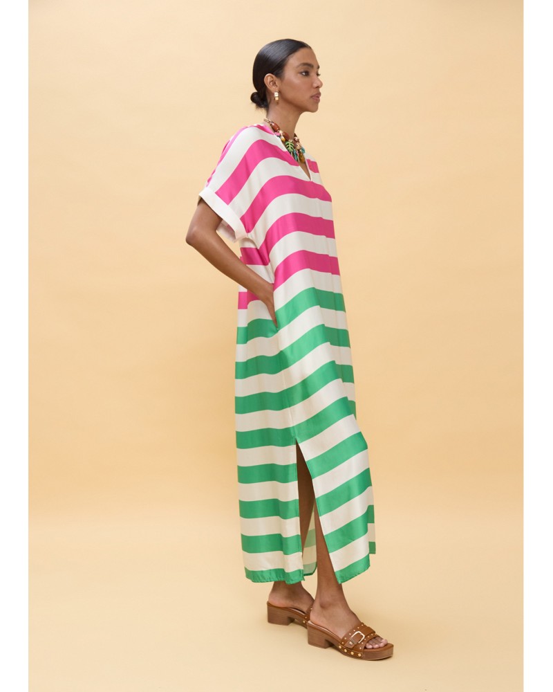 Vestido largo de rayas Lola Casademunt