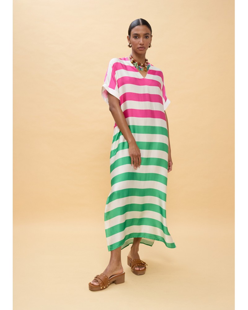 Vestido largo de rayas Lola Casademunt