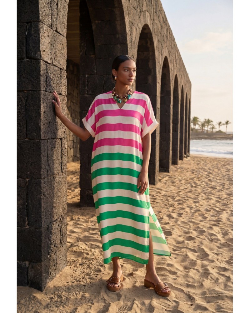 Vestido largo de rayas Lola Casademunt