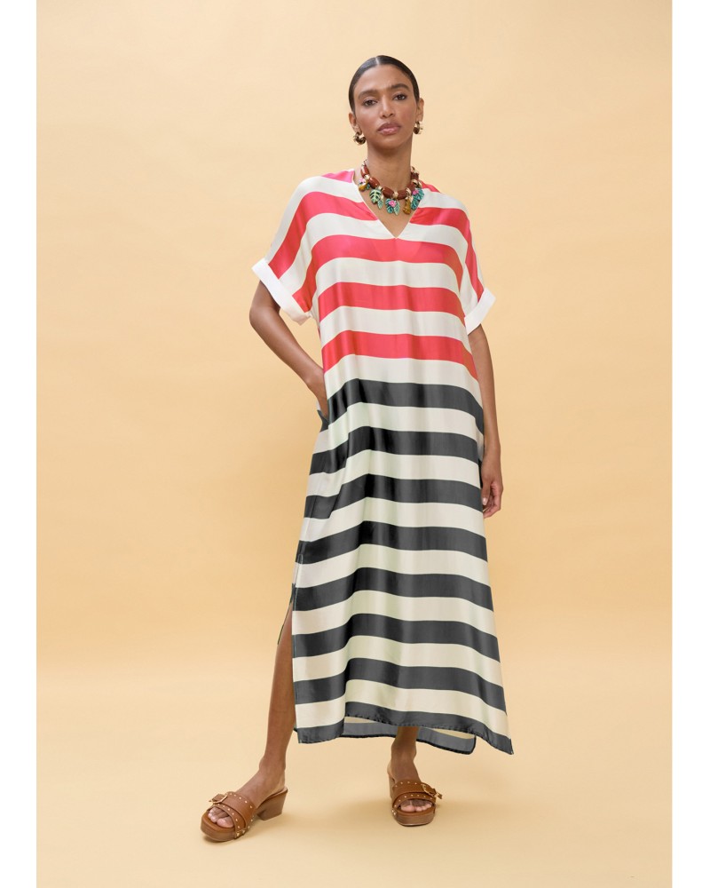 Vestido largo de rayas Lola Casademunt