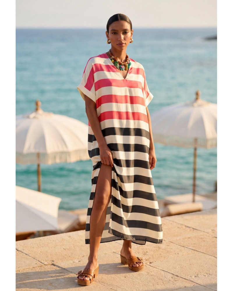 Vestido largo de rayas Lola Casademunt