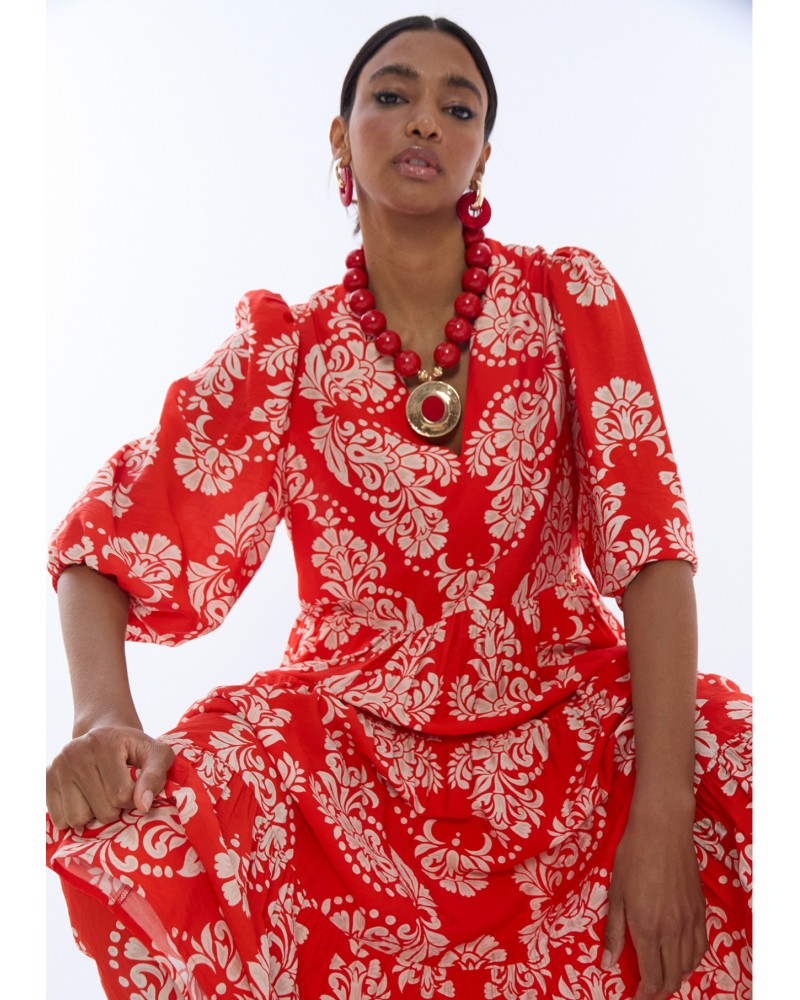 Vestido estampado paisley Lola Casademunt